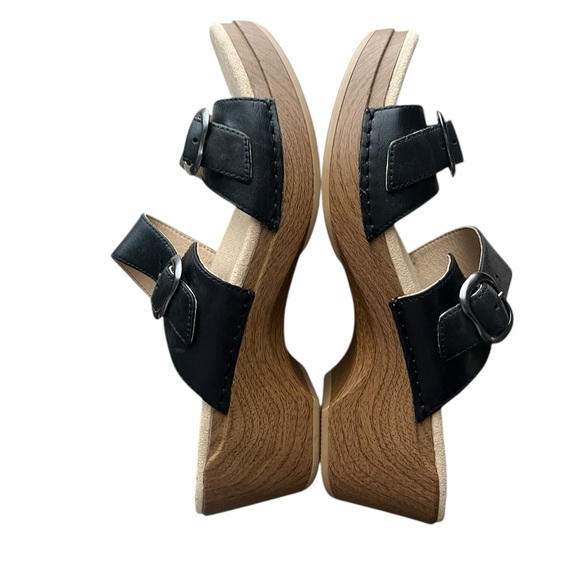 Dansko Sophie Sandals Women's 42 US 11.5-12 Slides Black Leather - 9841022200 - Picture 4 of 8